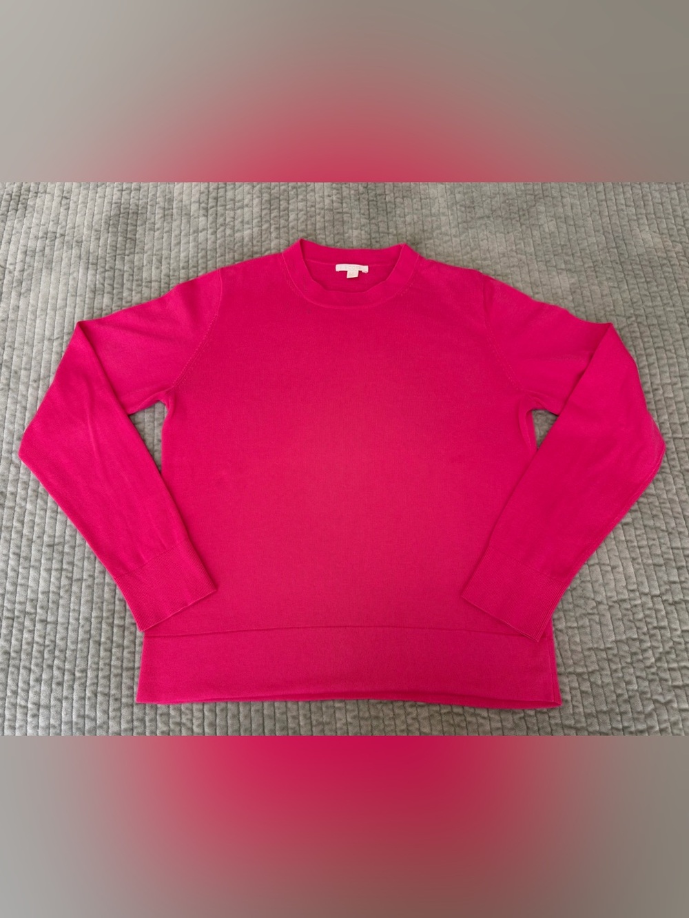 COS Crewneck Sweater in Vibrant Fuchsia
